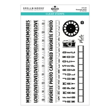 Keepsake Studio Planner (Spellbinders) - Clear Stamp Set / Keepsake Strips 